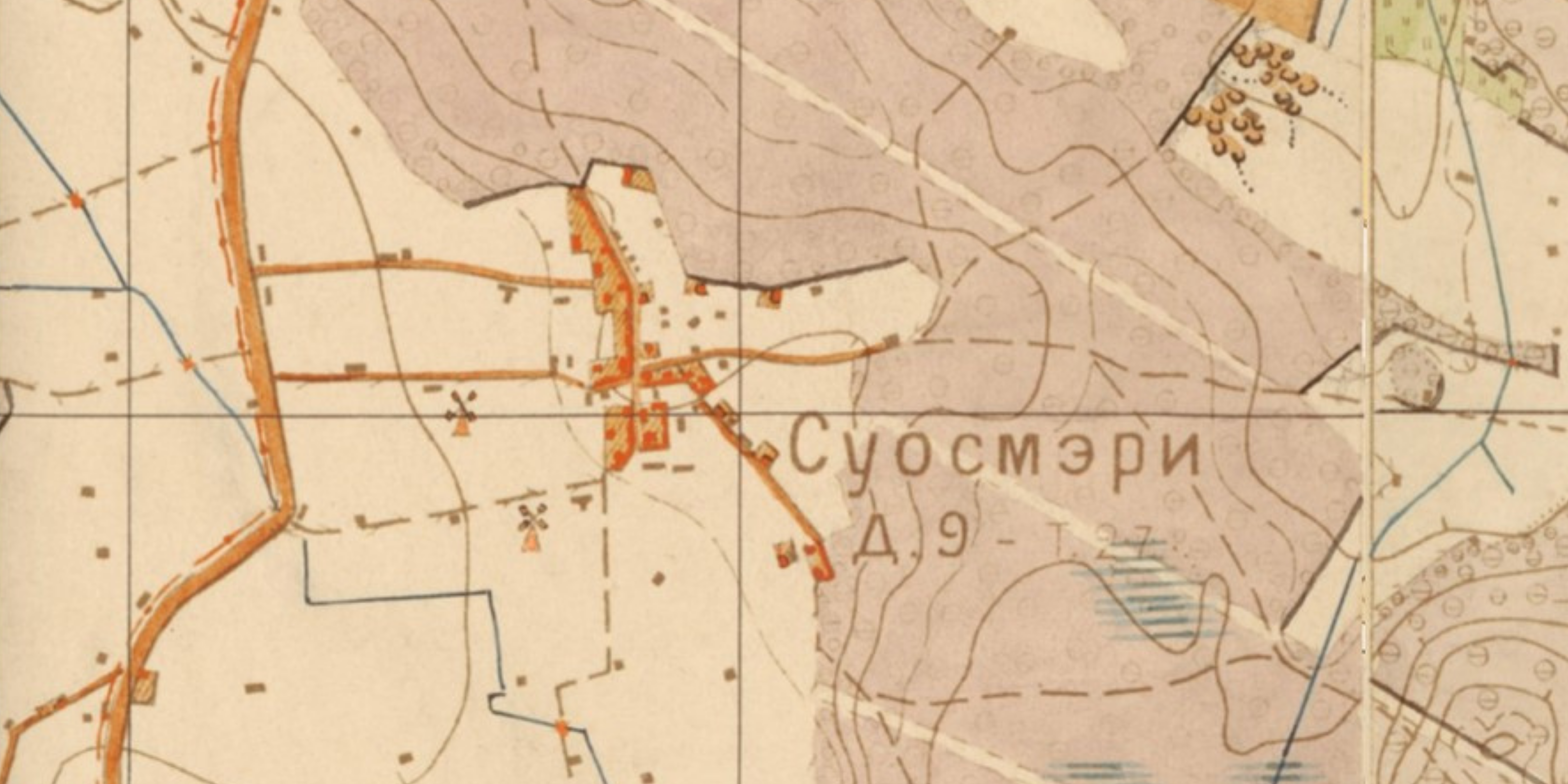 Suosmeri vuoden 1904 kartassa